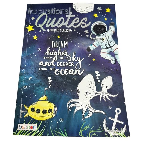 Bendon 42195 Inspirational Quotes Advanced Coloring & Activity Book, Multico... - Picture 1 of 1